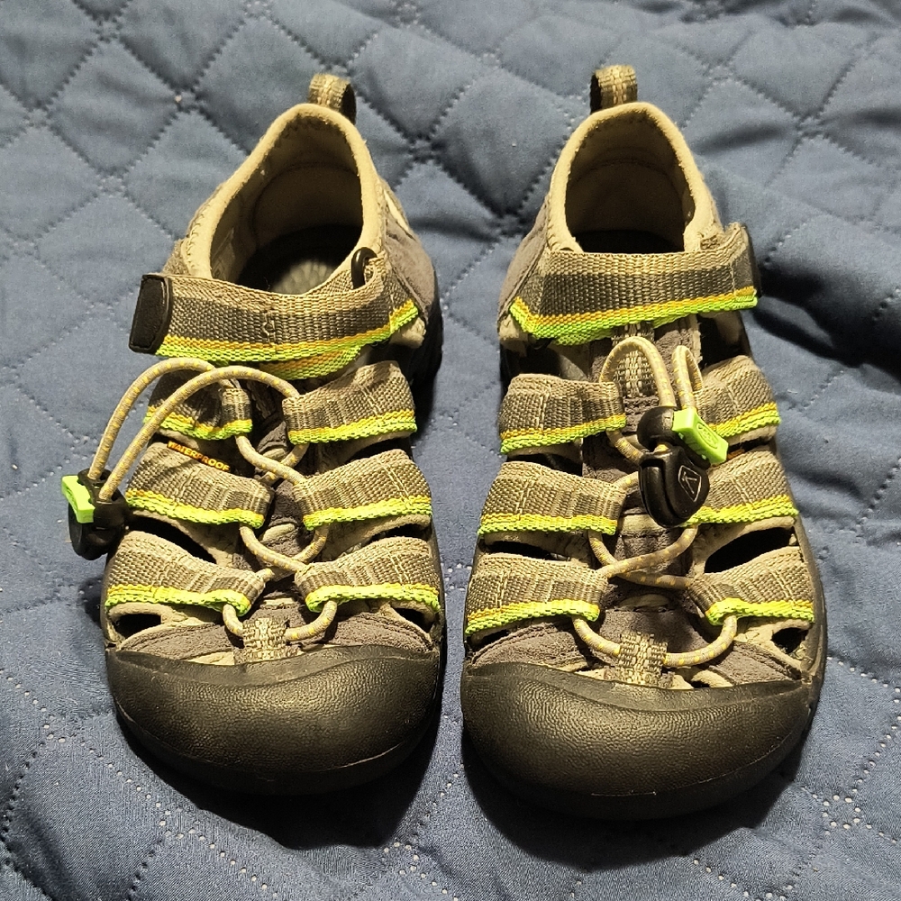 Keen Kids Sandals - Gray and Green, In Great Shape